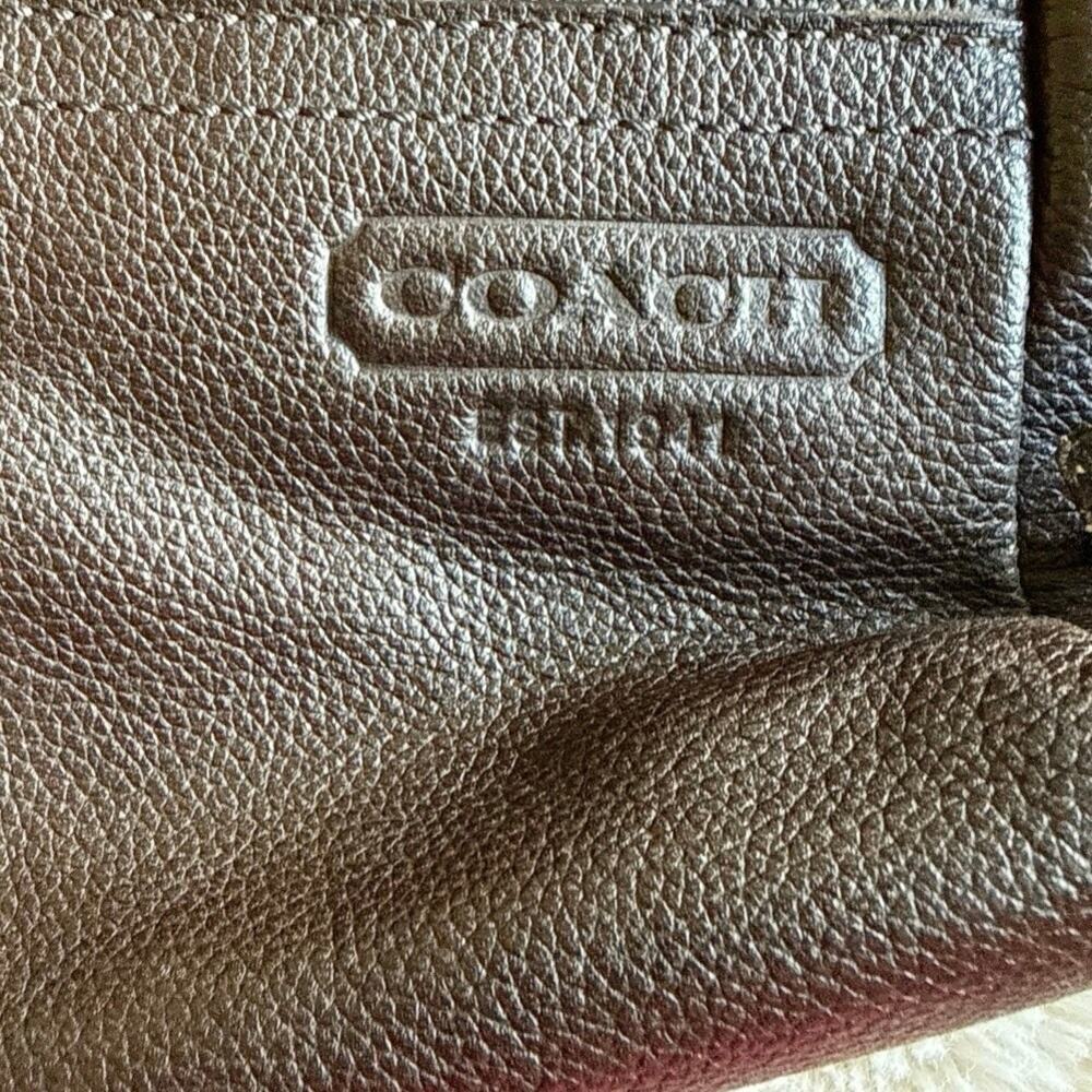 COACH Thompson Convertible Brown Leather Sling Bag Backpack - Picture 4 of 12